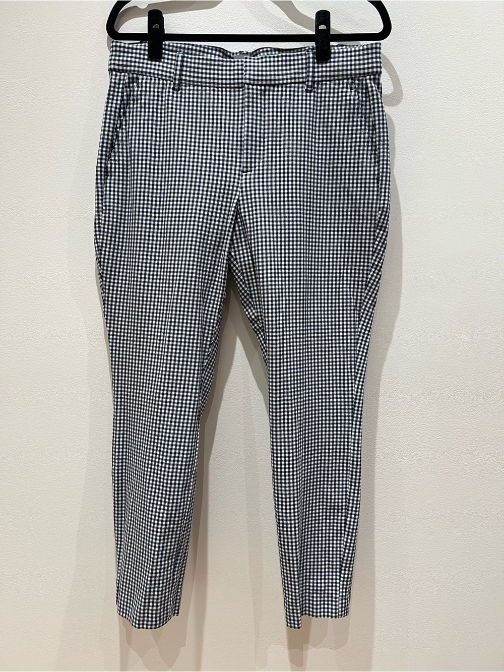 GAP Black & White Gingham Ankle Pants